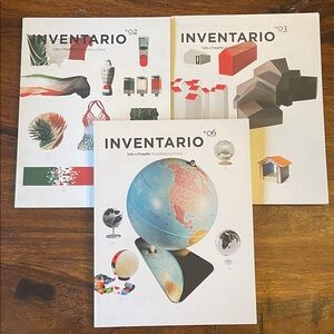 3 Inventario Magazines Mags Import Italian creative design Published in Italy